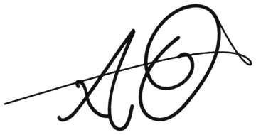 Andrea’s signature